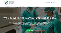 Desktop Screenshot of anesthesiapartners.com